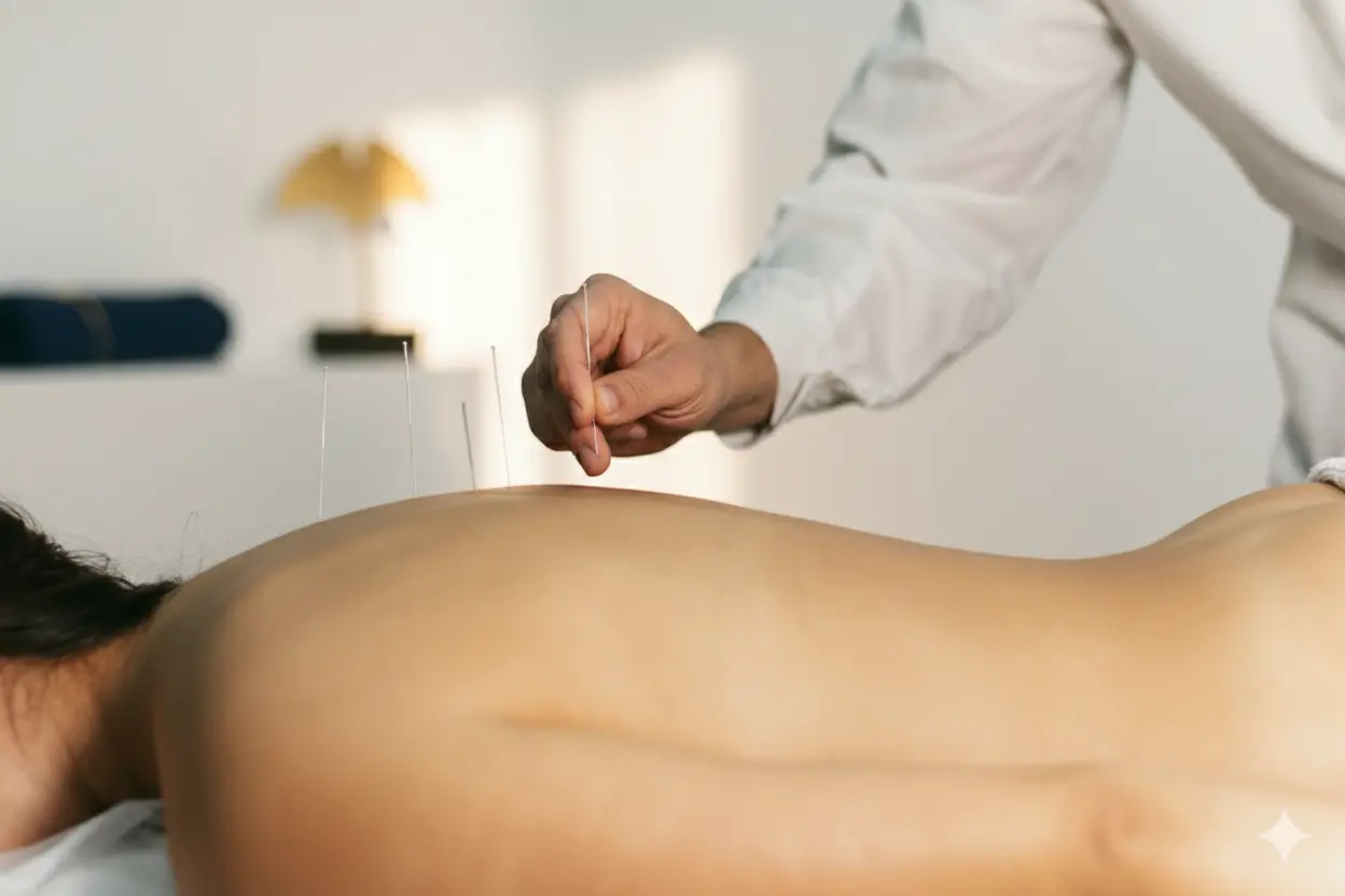 Traditional Chinese Acupuncture Treatment Bangkok TCM Clinic Pain Relief Office Syndrome Back Pain Neck Pain