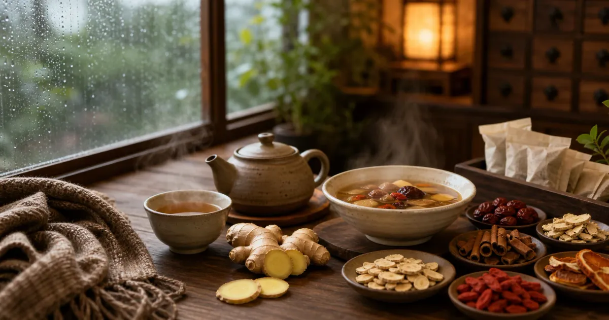 TCM Rainy Season Health: 5 Ways to Fight Dampness